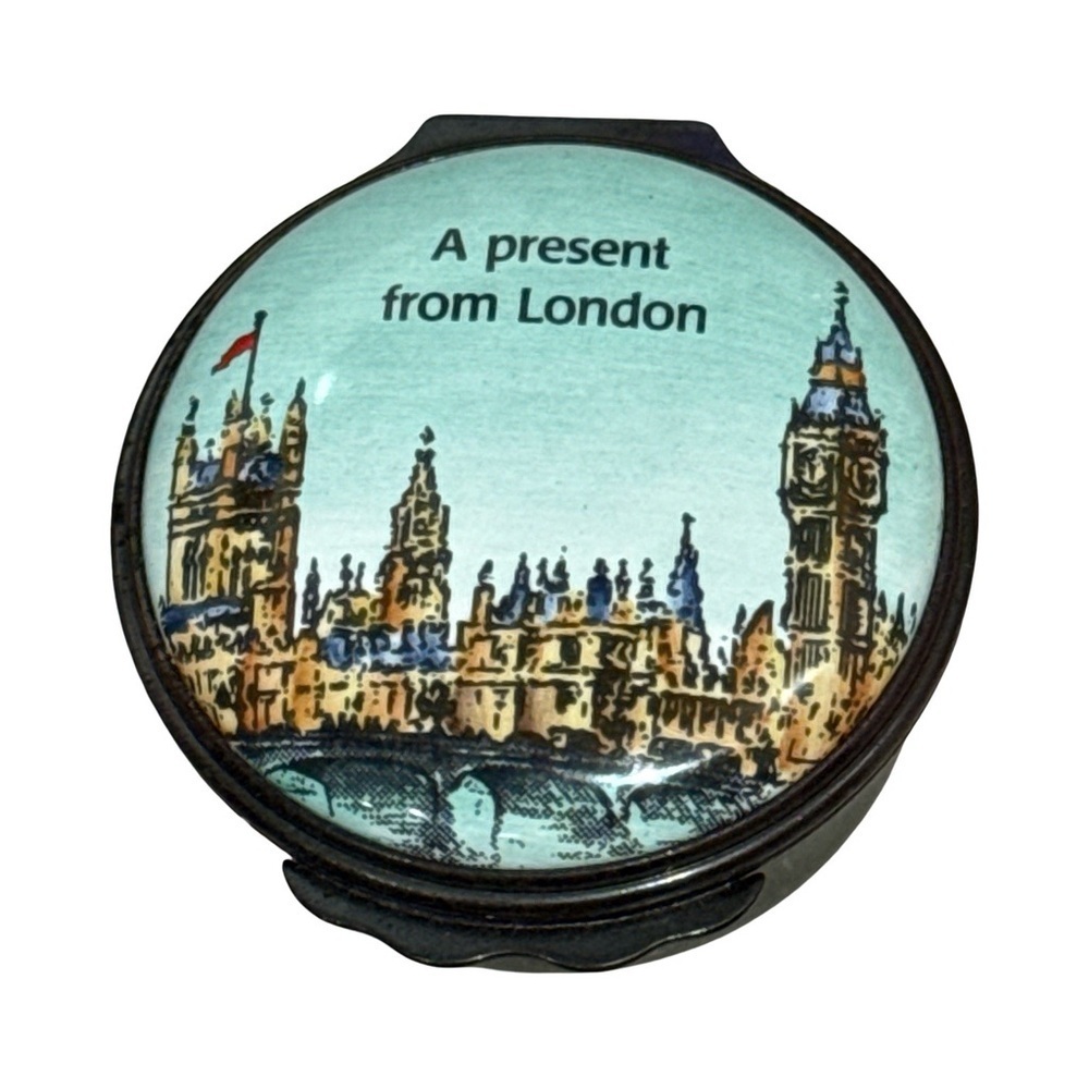 Halcyon Days Enamel Trinket Box